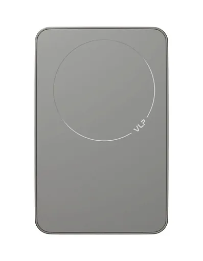 Внешний аккумулятор "vlp" Diamond Energy MagSafe, Qi2, 10000 mAh, натуральный титан